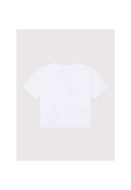 DKNY Тишърт D35S31 S Бял Relaxed Fit - Pepit.bg