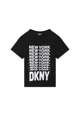 DKNY Тишърт D35S76 D Черен Regular Fit - Pepit.bg