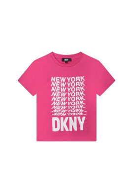 DKNY Тишърт D35S76 D Розов Regular Fit - Pepit.bg