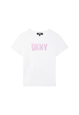 DKNY Тишърт D35S85 D Бял Regular Fit - Pepit.bg