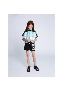 DKNY Тишърт D35S89 D Черен Regular Fit - Pepit.bg