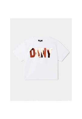DKNY Тишърт D35T08 D Бял Regular Fit - Pepit.bg