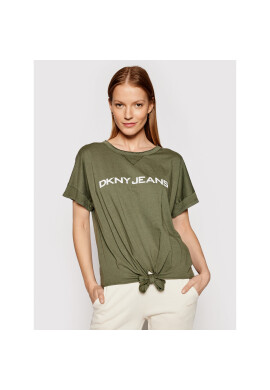 DKNY Тишърт E02Z2F51 Зелен Regular Fit - Pepit.bg
