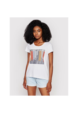 DKNY Тишърт E0EZXEBO Бял Regular Fit - Pepit.bg