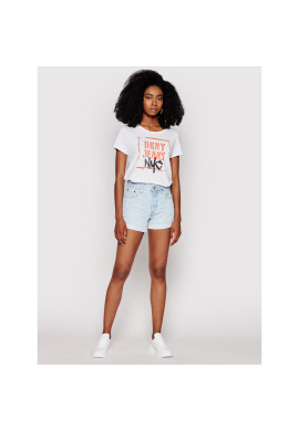 DKNY Тишърт E0EZZDFA Бял Regular Fit - Pepit.bg
