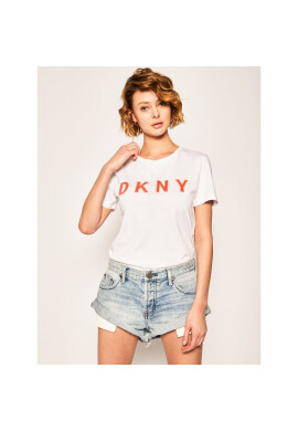 DKNY Тишърт P0AH5CNA Бял Regular Fit - Pepit.bg