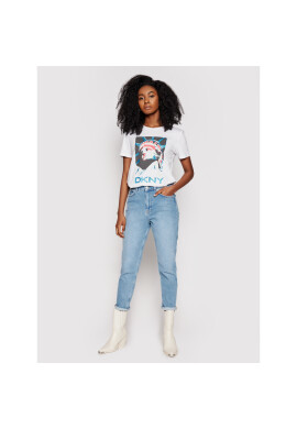 DKNY Тишърт P0DBFCNA Бял Regular Fit - Pepit.bg