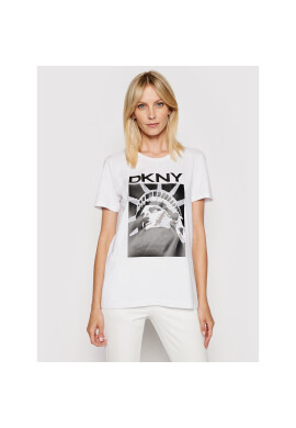DKNY Тишърт P0DBYCNA Бял Regular Fit - Pepit.bg