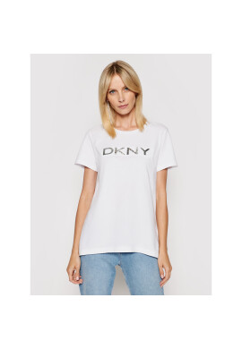DKNY Тишърт P0DH7CNA Бял Regular Fit - Pepit.bg