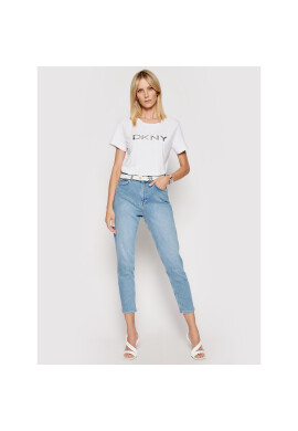 DKNY Тишърт P0DH7CNA Бял Regular Fit - Pepit.bg