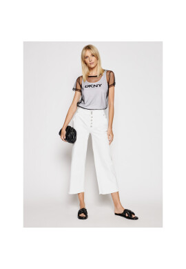 DKNY Тишърт P0DH7FKC Бял Regular Fit - Pepit.bg