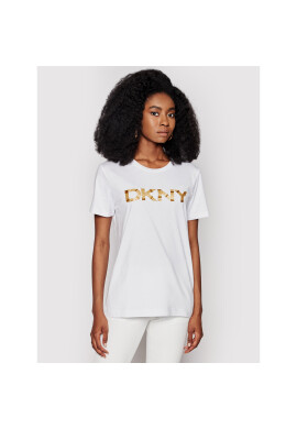 DKNY Тишърт P0EAGCNA Бял Regular Fit - Pepit.bg