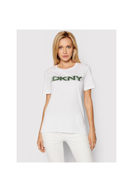 DKNY Тишърт P0FATCNA Бял Regular Fit - Pepit.bg