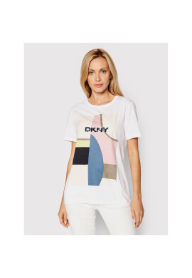 DKNY Тишърт P0FF4CNA Бял Relaxed Fit - Pepit.bg