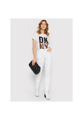DKNY Тишърт P1HPVDNA Бял Regular Fit - Pepit.bg