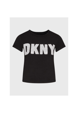 DKNY Тишърт P2FKHGWG Черен Regular Fit - Pepit.bg