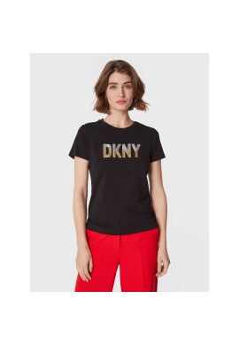DKNY Тишърт P2MH7OMQ Черен Regular Fit - Pepit.bg