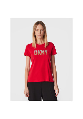 DKNY Тишърт P2MH7OMQ Червен Regular Fit - Pepit.bg