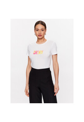DKNY Тишърт P3BHDDNA Бял Regular Fit - Pepit.bg