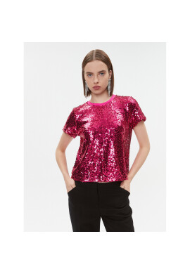 DKNY Тишърт P3MH4SIT Розов Regular Fit - Pepit.bg