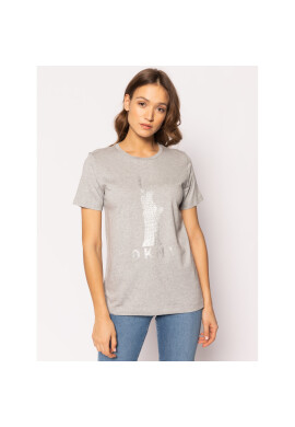 DKNY Тишърт P9BH9AHK Сив Regular Fit - Pepit.bg