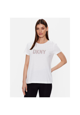 DKNY Тишърт P9BH9AHQ Бял Regular Fit - Pepit.bg