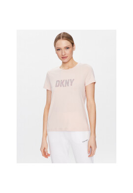 DKNY Тишърт P9BH9AHQ Розов Regular Fit - Pepit.bg
