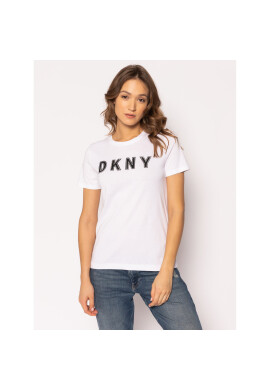 DKNY Тишърт P9DH7CNA Бял Regular Fit - Pepit.bg
