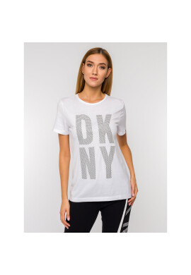 DKNY Тишърт P9GH6CNA Бял Regular Fit - Pepit.bg