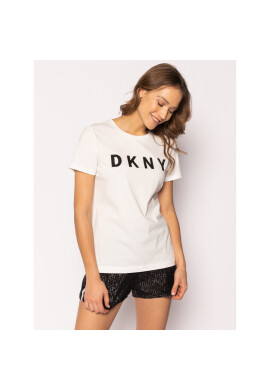 DKNY Тишърт W3276CNA Бял Regular Fit - Pepit.bg