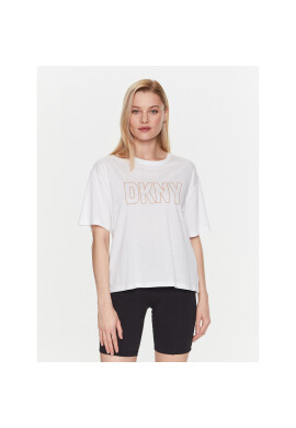 DKNY Тишърт YI2222654 Бял Relaxed Fit - Pepit.bg