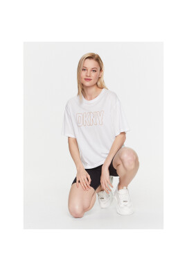 DKNY Тишърт YI2222654 Бял Relaxed Fit - Pepit.bg