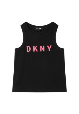 DKNY топ D35Q48 D Черен Regular Fit - Pepit.bg