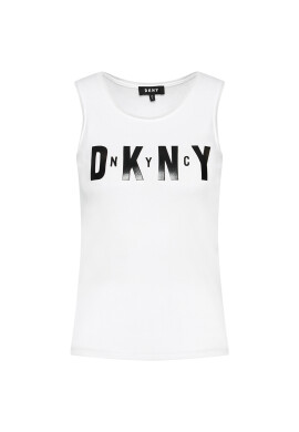 DKNY Топ D35R21 D Бял Regular Fit - Pepit.bg