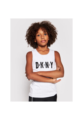 DKNY топ D35R21 S Бял Regular Fit - Pepit.bg
