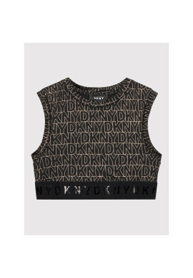 DKNY топ D35S25 M Черен Regular Fit - Pepit.bg