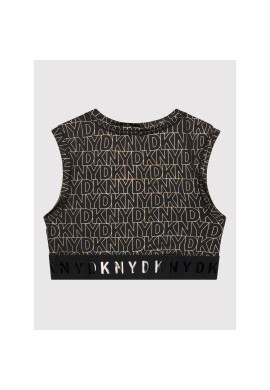 DKNY топ D35S25 M Черен Regular Fit - Pepit.bg