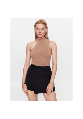 DKNY топ P2ASAA41 Бежов Slim Fit - Pepit.bg
