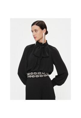 Elisabetta Franchi Блуза CA-011-37E2-V380 Черен Regular Fit - Pepit.bg