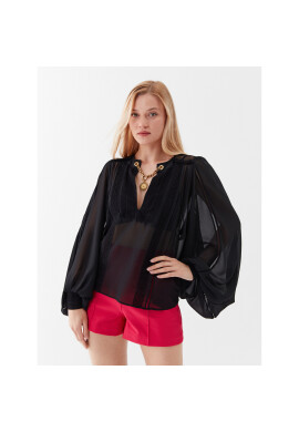 Elisabetta Franchi Блуза CA-051-32E2-V440 Черен Regular Fit - Pepit.bg