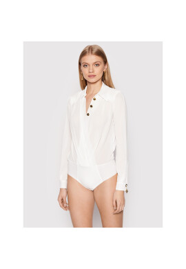 Elisabetta Franchi Боди CB-006-22E2-V300 Бял Regular Fit - Pepit.bg