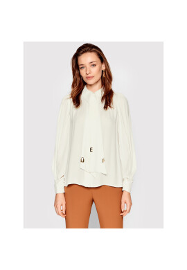 Elisabetta Franchi Риза CA-019-21E2-V300 Бял Regular Fit - Pepit.bg