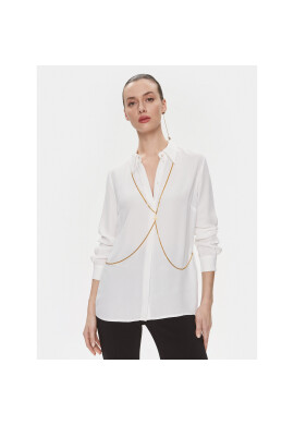 Elisabetta Franchi Риза CA-022-41E2-V380 Бял Regular Fit - Pepit.bg