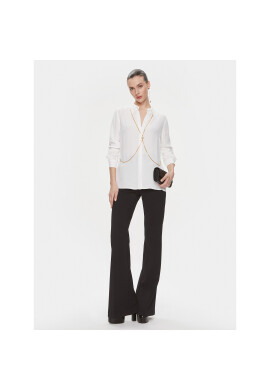 Elisabetta Franchi Риза CA-022-41E2-V380 Бял Regular Fit - Pepit.bg