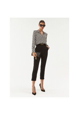 Elisabetta Franchi Риза CA-024-36E2-V350 Бял Regular Fit - Pepit.bg