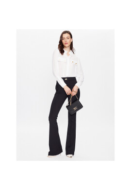 Elisabetta Franchi Риза CA-046-32E2-V370 Бял Regular Fit - Pepit.bg
