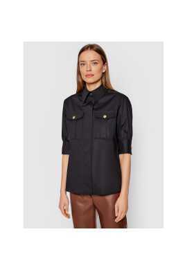 Elisabetta Franchi Риза CA-283-16E2-V320 Черен Regular Fit - Pepit.bg