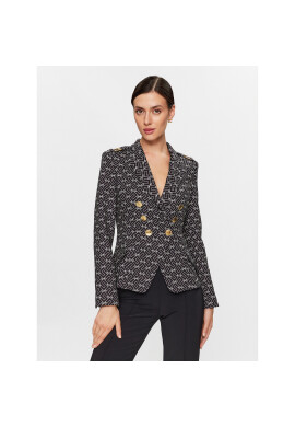 Elisabetta Franchi Сако GI-059-36E2-V640 Черен Regular Fit - Pepit.bg