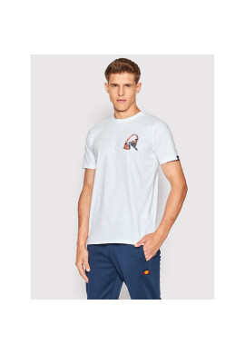 Ellesse Тишърт Boombox SHN14900 Бял Regular Fit - Pepit.bg