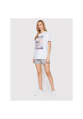 Ellesse Тишърт Square SGM14628 Бял Relaxed Fit - Pepit.bg